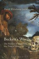 Beckett's Words di David Kleinberg-Levin edito da Bloomsbury Publishing PLC