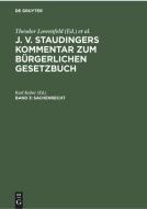 J. v. Staudingers Kommentar zum Bürgerlichen Gesetzbuch, Band 3, Sachenrecht edito da De Gruyter