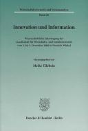 Innovation und Information edito da Duncker & Humblot GmbH