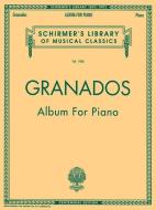 Album for Piano: Schirmer Library of Classics Volume 1986 Piano Solo edito da G SCHIRMER