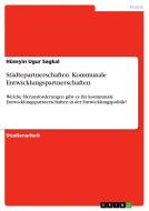 Städtepartnerschaften. Kommunale Entwicklungspartnerschaften di Hüseyin Ugur Sagkal edito da GRIN Verlag