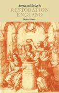 Science and Society in Restoration England di Michael Hunter edito da Cambridge University Press