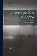 A First Book in Algebra di Wallace Clarke Boyden edito da LEGARE STREET PR