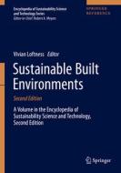 Sustainable Built Environments edito da SPRINGER NATURE