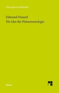 Die Idee der Phänomenologie di Edmund Husserl edito da Meiner Felix Verlag GmbH