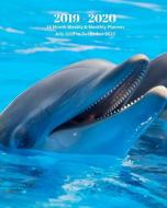 2019 - 2020 18 Month Weekly & Monthly Planner July 2019 to December 2020: Dolphin Ocean Mammal Nature Vol 17 Monthly Cal di Dazzle Book Press edito da INDEPENDENTLY PUBLISHED