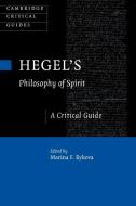 Hegel's Philosophy Of Spirit edito da Cambridge University Press