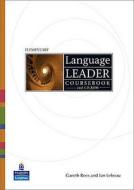 Language Leader Elementary Coursebook And Cd-rom Pack di Gareth Rees, Ian Lebeau, John Hughes edito da Pearson Education Limited