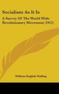 Socialism as It Is: A Survey of the World Wide Revolutionary Movement (1912) di William English Walling edito da Kessinger Publishing