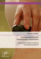 Professionalisierung der Physiotherapie in Deutschland: Bestrebungen im Bereich Ausbildung und Qualitätsmanagement di Michael Rudolph edito da Diplomica Verlag