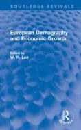 European Demography And Economic Growth edito da Taylor & Francis Ltd