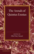 The Annals of Quintus Ennius di Ethel Mary Steuart edito da Cambridge University Press