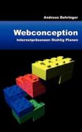 Webconception di Andreas Behringer edito da Books On Demand