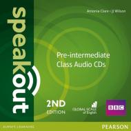Speakout Pre-intermediate 2nd Edition Class Cds (2) di Antonia Clare, J. J. Wilson edito da Pearson Education Limited
