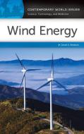 Wind Energy di David E. Newton edito da Abc-clio