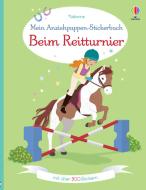 Mein Anziehpuppen-Stickerbuch: Beim Reitturnier di Lucy Bowman edito da Usborne Verlag