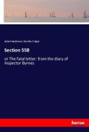 Section 558 di Julian Hawthorne, Dorothy Craigie edito da hansebooks