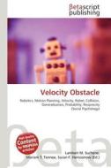 Velocity Obstacle edito da Betascript Publishing