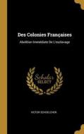 Des Colonies Françaises: Abolition Immédiate De L'esclavage di Victor Schoelcher edito da WENTWORTH PR