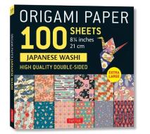 Origami Paper 100 Sheets Japanese Washi 8 1/4" (21 Cm) di Tuttle Studio edito da Tuttle Publishing