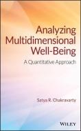 Analyzing Multidimensional Well-Being di Satya R. Chakravarty edito da John Wiley and Sons Ltd