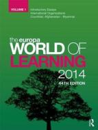 The Europa World of Learning 2014 di Europa Publications edito da Routledge