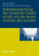 Selbstbeobachtung der modernen Gesellschaft und die neuen Grenzen des Sozialen edito da VS Verlag für Sozialw.