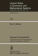 Optimale Transportnetze di K. C. Mosler edito da Springer Berlin Heidelberg