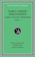 Early Greek Philosophy, Volume III di Glenn W. Most edito da Harvard University Press