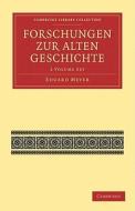 Forschungen Zur Alten Geschichte 2 Volume Paperback Set di Eduard Meyer edito da Cambridge University Press