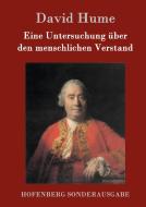 Eine Untersuchung über den menschlichen Verstand di David Hume edito da Hofenberg
