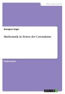 Mathematik in Zeiten der Coronakrise di Annegret Vogel edito da GRIN Verlag