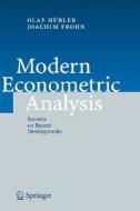 Modern Econometric Analysis edito da Springer-Verlag GmbH