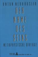 Der Name des Seins di Anton Neuhäusler edito da Lang, Peter GmbH