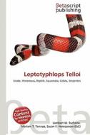 Leptotyphlops Telloi edito da Betascript Publishing