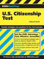 U.S. Citizenship Test di Edward Swick edito da CLIFFS NOTES