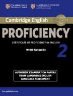 Cambridge English Proficiency 2 Student's Book with Answers di Victorian Association for Environmental Education edito da Cambridge University Press