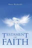 Testament of Faith di Rose Richards edito da Westbow Press