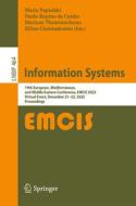 Information Systems edito da Springer Nature Switzerland