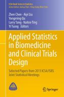 Applied Statistics in Biomedicine and Clinical Trials Design edito da Springer-Verlag GmbH