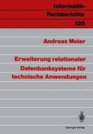 Erweiterung relationaler Datenbanksysteme für technische Anwendungen di Andreas Meier edito da Springer Berlin Heidelberg