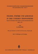 Felder, Ströme und Aerosole in der Unteren Troposphäre di R. Reiter edito da Steinkopff