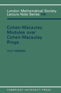 Maximal Cohen-Macaulay Modules Over Cohen-Macaulay Rings di Yuji Yoshino, Y. Yoshino, Yoshino Y edito da Cambridge University Press