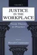 Justice in the Workplace di Russell Cropanzano edito da Taylor & Francis Inc