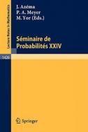 Seminaire de Probabilites XXIV 1988/89 edito da Springer Berlin Heidelberg