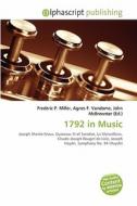 1792 In Music edito da Alphascript Publishing