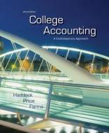 College Accounting: A Contemporary Approach di M. David Haddock, John Ellis Price, Michael J. Farina edito da Irwin/McGraw-Hill