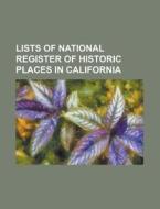Lists Of National Register Of Historic P di Books Llc edito da Books LLC, Wiki Series