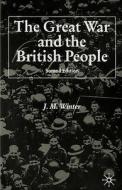 The Great War And The British People di Jay Winter edito da Palgrave Usa