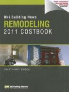 BNi Building News Remodeling Costbook edito da BNI Publications